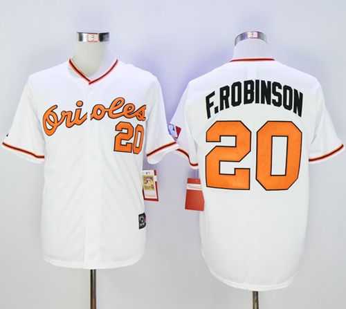 Baltimore Orioles #20 Frank Robinson Mitchell And Ness White Stitched Baseball Jersey,We sell and wholesale Baltimore Orioles #20 Frank Robinson Mitchell And Ness White Stitched Baseball Jersey on line form chian!